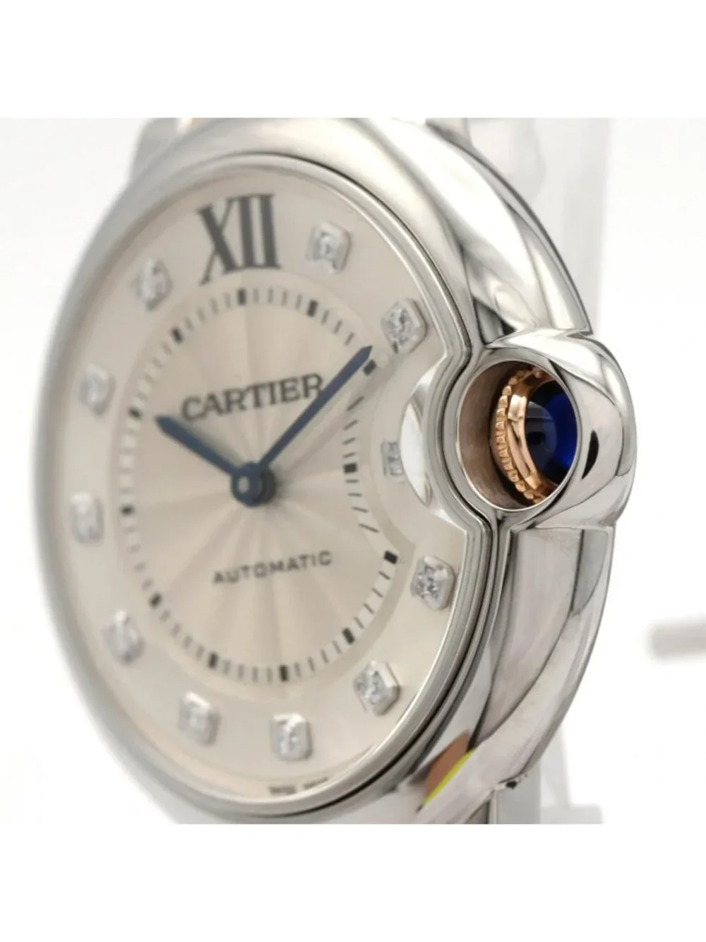 Cartier Ballon Bleu PG Stainless Steel Pink Gold Automatic Watch